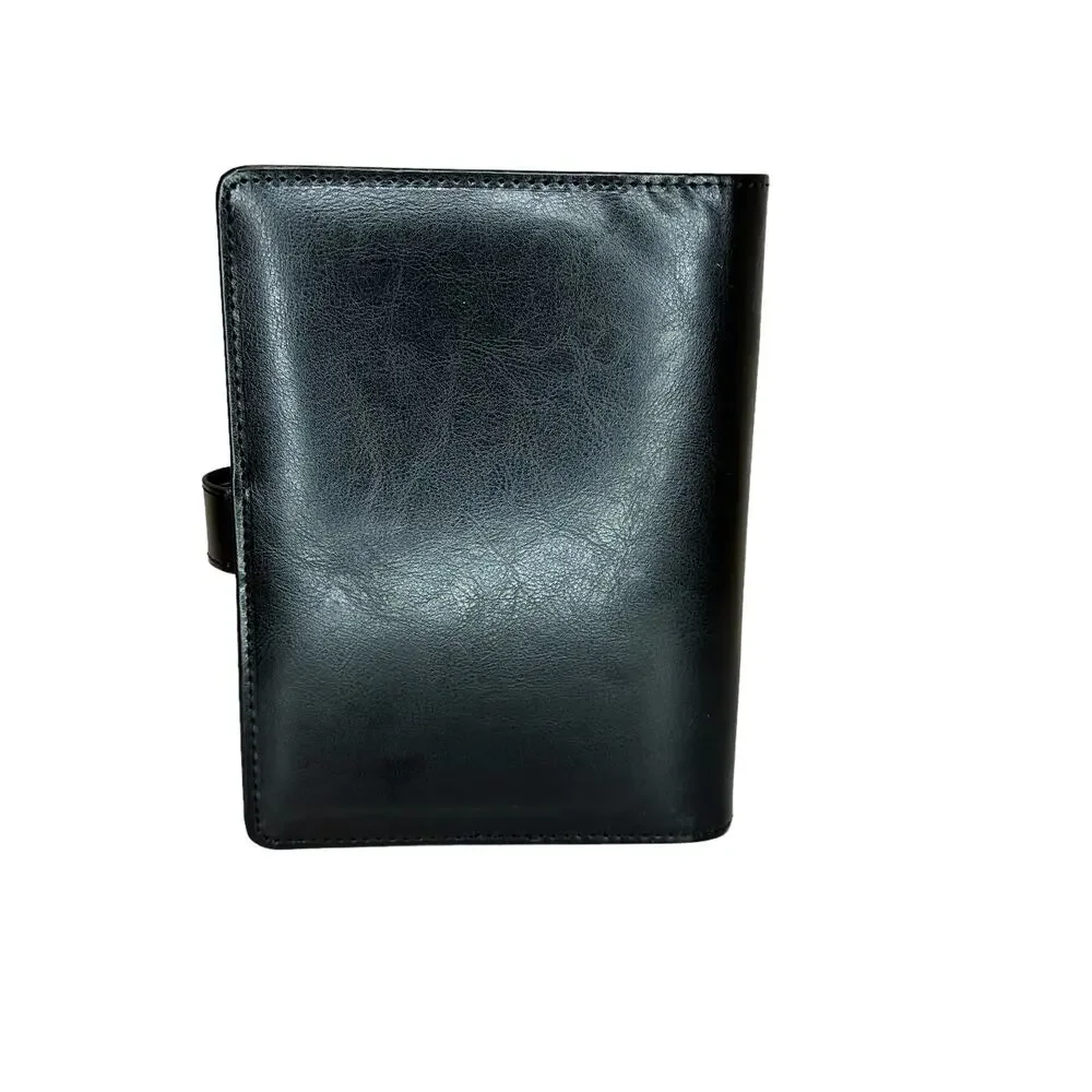NEW Black 6-Ring Planner A6 Binder Only Organizer 7.75